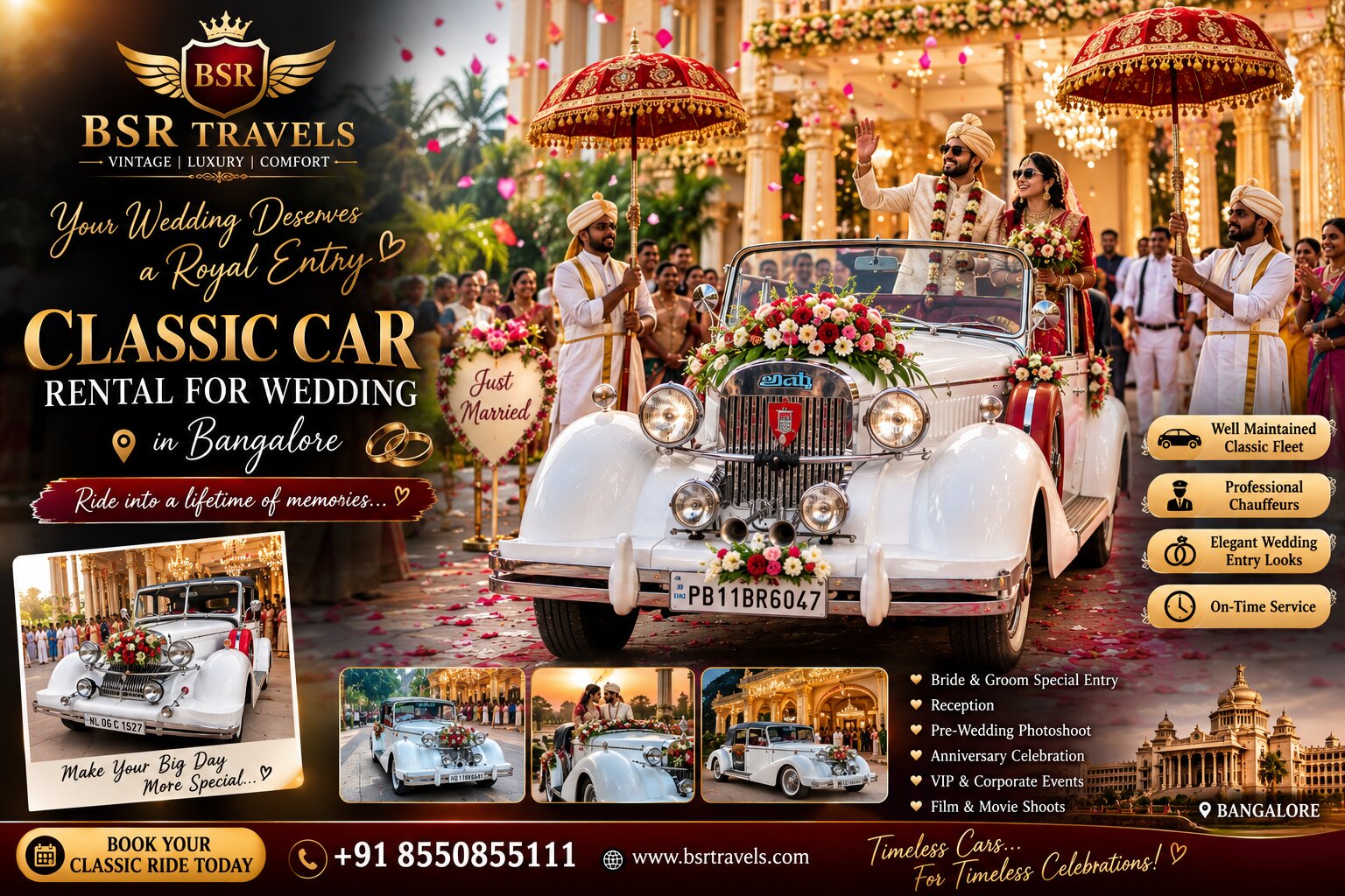 Classic Car Hire Bangalore