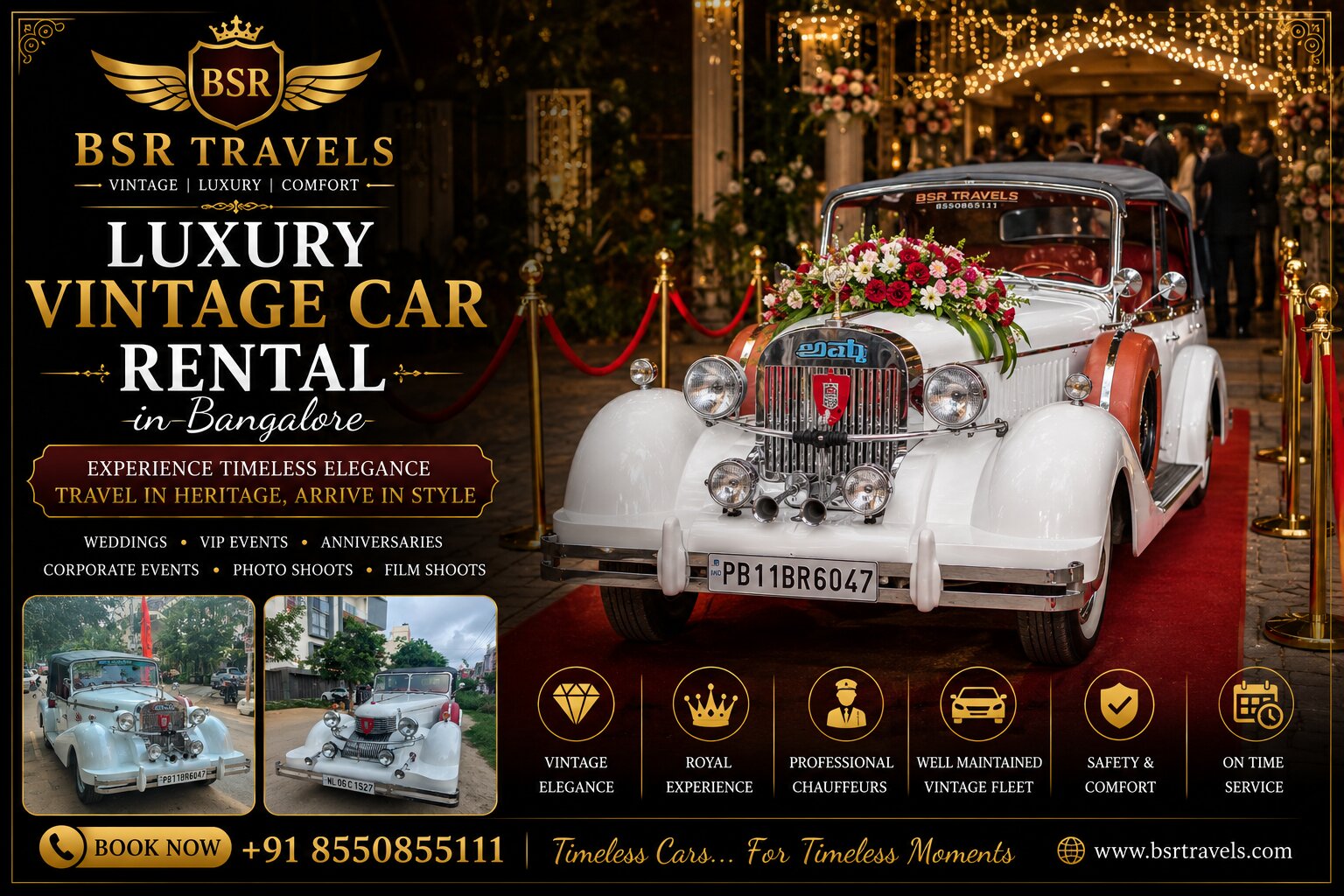Vintage Car Rental Bangalore