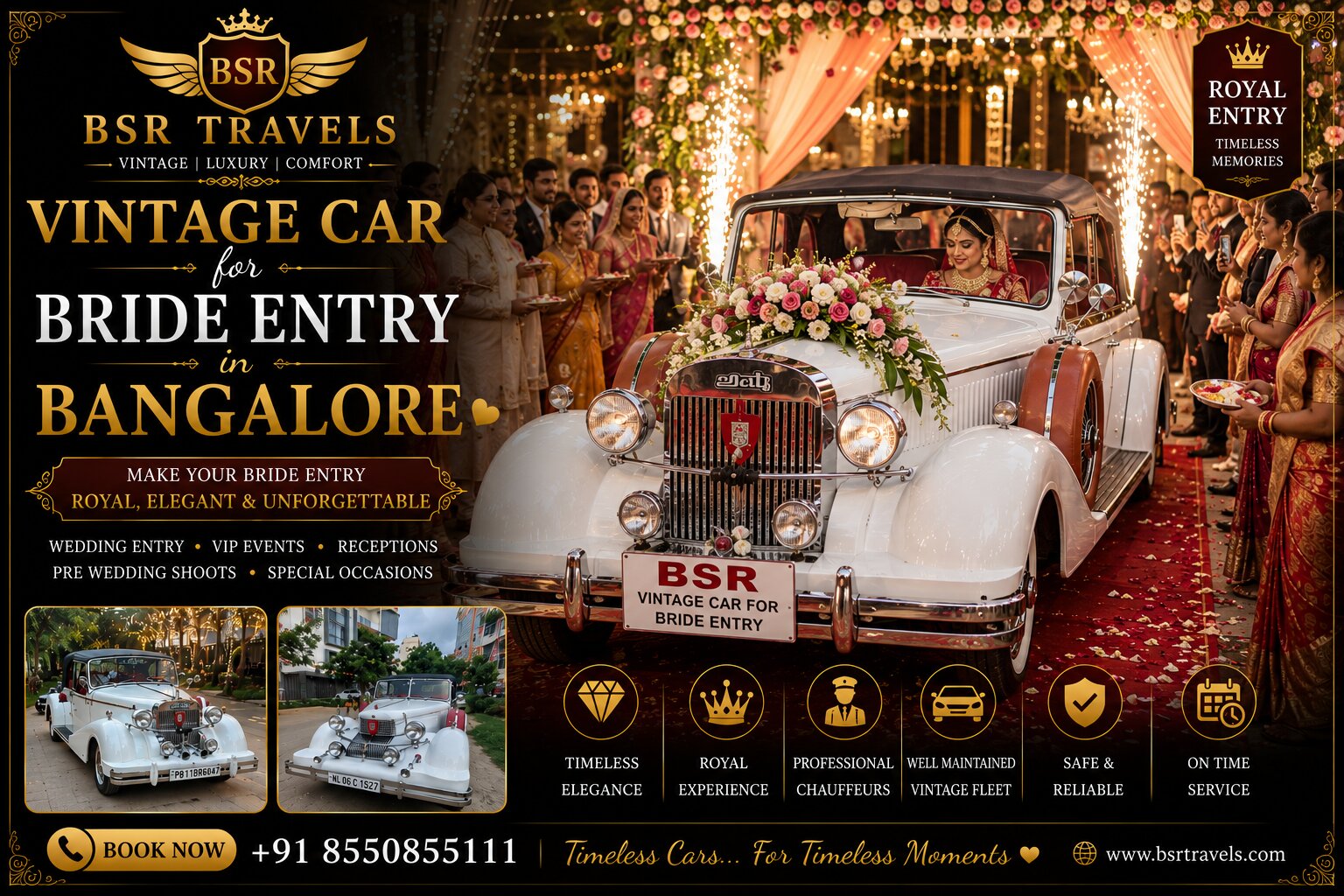 Vintage Car for Photoshoot