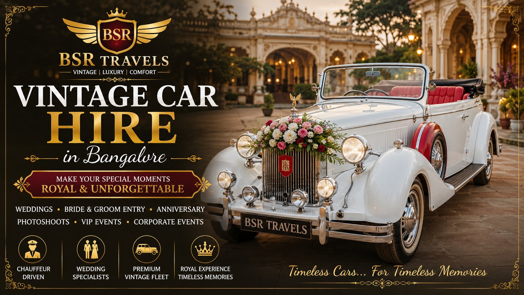 Vintage Car Hire Bangalore